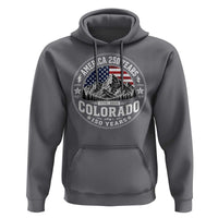 Colorado 150 America 250 Years Hoodie Colorado Sesquicentennial Anniversary 1876 2026
