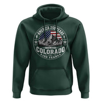 Colorado 150 America 250 Years Hoodie Colorado Sesquicentennial Anniversary 1876 2026