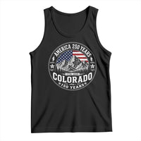 Colorado 150 America 250 Years Tank Top Colorado Sesquicentennial Anniversary 1876 2026