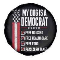 My Dog Is A Democrat Spare Tire Cover Funny Political Dog Owner