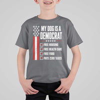 My Dog Is A Democrat T Shirt For Kid Funny Political Dog Owner