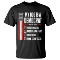 My Dog Is A Democrat T Shirt Funny Political Dog Owner