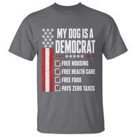 My Dog Is A Democrat T Shirt Funny Political Dog Owner