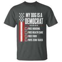My Dog Is A Democrat T Shirt Funny Political Dog Owner