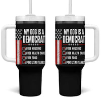 My Dog Is A Democrat Tumbler With Handle Funny Political Dog Owner