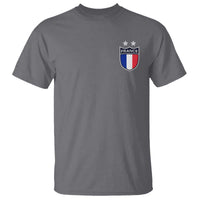 Vintage France Football Crest Two Stars French Flag T Shirt