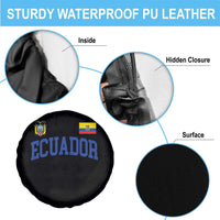 Ecuador Vintage Throwback Soccer Jersey Style Spare Tire Cover Ecuadorian Hispanic Heritage