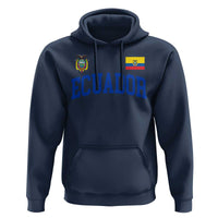 Ecuador Vintage Throwback Soccer Jersey Style Hoodie Ecuadorian Hispanic Heritage