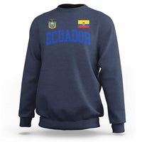 Ecuador Vintage Throwback Soccer Jersey Style Sweatshirt Ecuadorian Hispanic Heritage