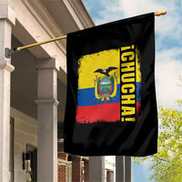Chucha Funny Ecuadorian Slang Vintage Ecuador Flag Garden Flag
