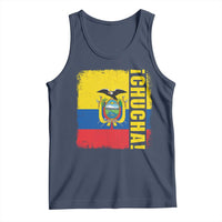 Chucha Funny Ecuadorian Slang Vintage Ecuador Flag Tank Top