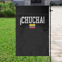 Chucha Funny Ecuadorian Slang Ecuador Flag Latino Saying Garden Flag