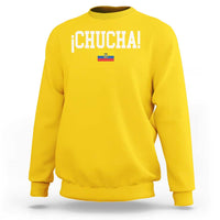 Chucha Funny Ecuadorian Slang Ecuador Flag Latino Saying Sweatshirt