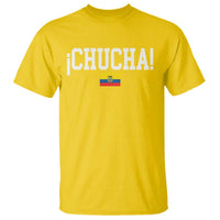 Chucha Funny Ecuadorian Slang Ecuador Flag Latino Saying T Shirt