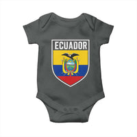 Ecuador Vintage Soccer Crest Escudo Ecuadorian Coat of Arms Baby Onesie