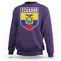 Ecuador Vintage Soccer Crest Escudo Ecuadorian Coat of Arms Sweatshirt