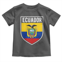 Ecuador Vintage Soccer Crest Escudo Ecuadorian Coat of Arms Toddler T Shirt