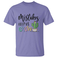 Mistakes Help Us Grow T Shirt First Day Of School Cactus - Wonder Print Shop
