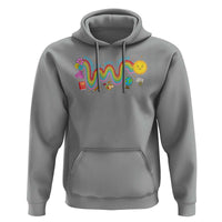 Special Education Teacher Hoodie Progress Is Not Linear Back To School Sun Flower - Wonder Print Shop