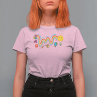 Special Education Teacher T Shirt For Women Progress Is Not Linear Back To School Sun Flower - Wonder Print Shop