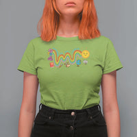 Special Education Teacher T Shirt For Women Progress Is Not Linear Back To School Sun Flower - Wonder Print Shop