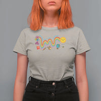 Special Education Teacher T Shirt For Women Progress Is Not Linear Back To School Sun Flower - Wonder Print Shop