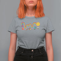 Special Education Teacher T Shirt For Women Progress Is Not Linear Back To School Sun Flower - Wonder Print Shop