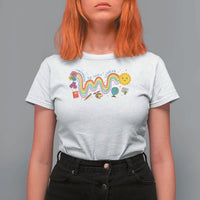Special Education Teacher T Shirt For Women Progress Is Not Linear Back To School Sun Flower - Wonder Print Shop