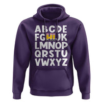 Funny Pre K Kindergarten Hoodie Hi Alphabet Back To School Teachers Pencil - Wonder Print Shop