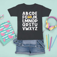 Funny Pre K Kindergarten T Shirt For Kid Hi Alphabet Back To School Teachers Pencil - Wonder Print Shop
