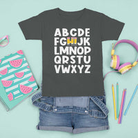 Funny Pre K Kindergarten T Shirt For Kid Hi Alphabet Back To School Teachers Pencil - Wonder Print Shop