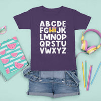 Funny Pre K Kindergarten T Shirt For Kid Hi Alphabet Back To School Teachers Pencil - Wonder Print Shop