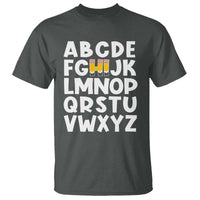 Funny Pre K Kindergarten T Shirt Hi Alphabet Back To School Teachers Pencil - Wonder Print Shop