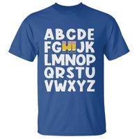Funny Pre K Kindergarten T Shirt Hi Alphabet Back To School Teachers Pencil - Wonder Print Shop