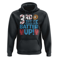 Back To School Baseball Hoodie 3RD Grade Batter Up Glove Bat Ball - Wonder Print Shop