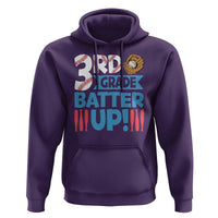 Back To School Baseball Hoodie 3RD Grade Batter Up Glove Bat Ball - Wonder Print Shop