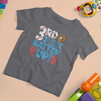 Back To School Baseball T Shirt For Kid 3RD Grade Batter Up Glove Bat Ball - Wonder Print Shop