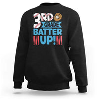 Back To School Baseball Sweatshirt 3RD Grade Batter Up Glove Bat Ball - Wonder Print Shop
