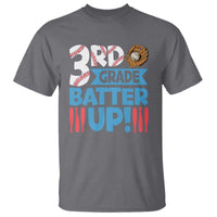 Back To School Baseball T Shirt 3RD Grade Batter Up Glove Bat Ball - Wonder Print Shop