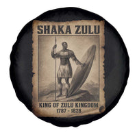 Shaka Zulu Spare Tire Cover King of Zulu Kingdom Indigenous African Tribe