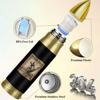 Shaka Zulu Bullet Tumbler King of Zulu Kingdom Indigenous African Tribe
