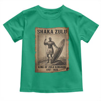 Shaka Zulu Toddler T Shirt King of Zulu Kingdom Indigenous African Tribe