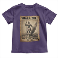 Shaka Zulu Toddler T Shirt King of Zulu Kingdom Indigenous African Tribe