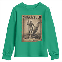 Shaka Zulu Youth Sweatshirt King of Zulu Kingdom Indigenous African Tribe