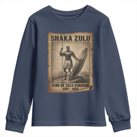 Shaka Zulu Youth Sweatshirt King of Zulu Kingdom Indigenous African Tribe