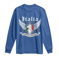 Italy Italia Sempre La Famiglia Long Sleeve Shirt Family Is Everything Italian Saying - Wonder Print Shop