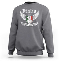 Italy Italia Sempre La Famiglia Sweatshirt Family Is Everything Italian Saying - Wonder Print Shop