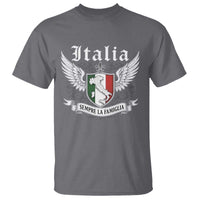 Italy Italia Sempre La Famiglia T Shirt Family Is Everything Italian Saying - Wonder Print Shop