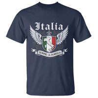 Italy Italia Sempre La Famiglia T Shirt Family Is Everything Italian Saying - Wonder Print Shop