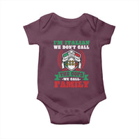 Funny I'm Italian We Don't Call The Cops We Call Family Baby Onesie Sicilian Mafia - Wonder Print Shop